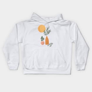 Cute Plant Illustration for Plant Lovers Kids Hoodie